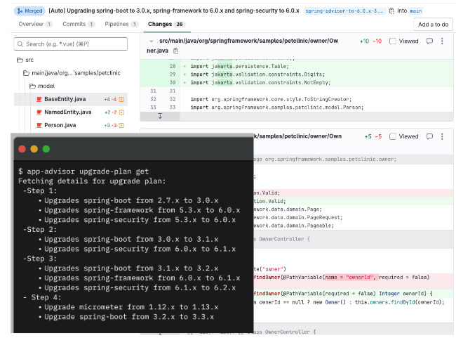 Spring Application Advisor